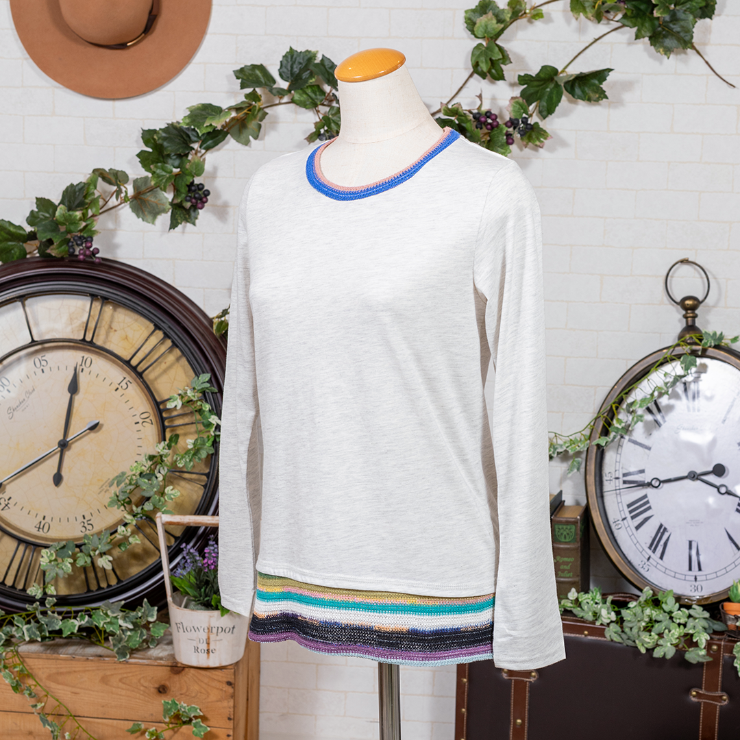 裾JQ切り替えカットソー