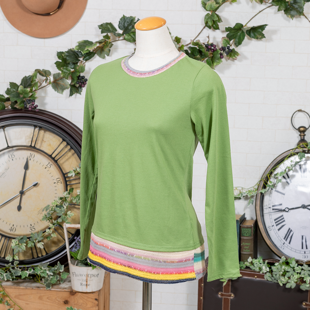 裾JQ切り替えカットソー