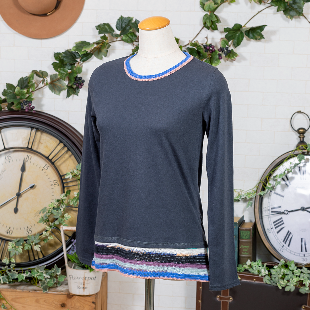 裾JQ切り替えカットソー