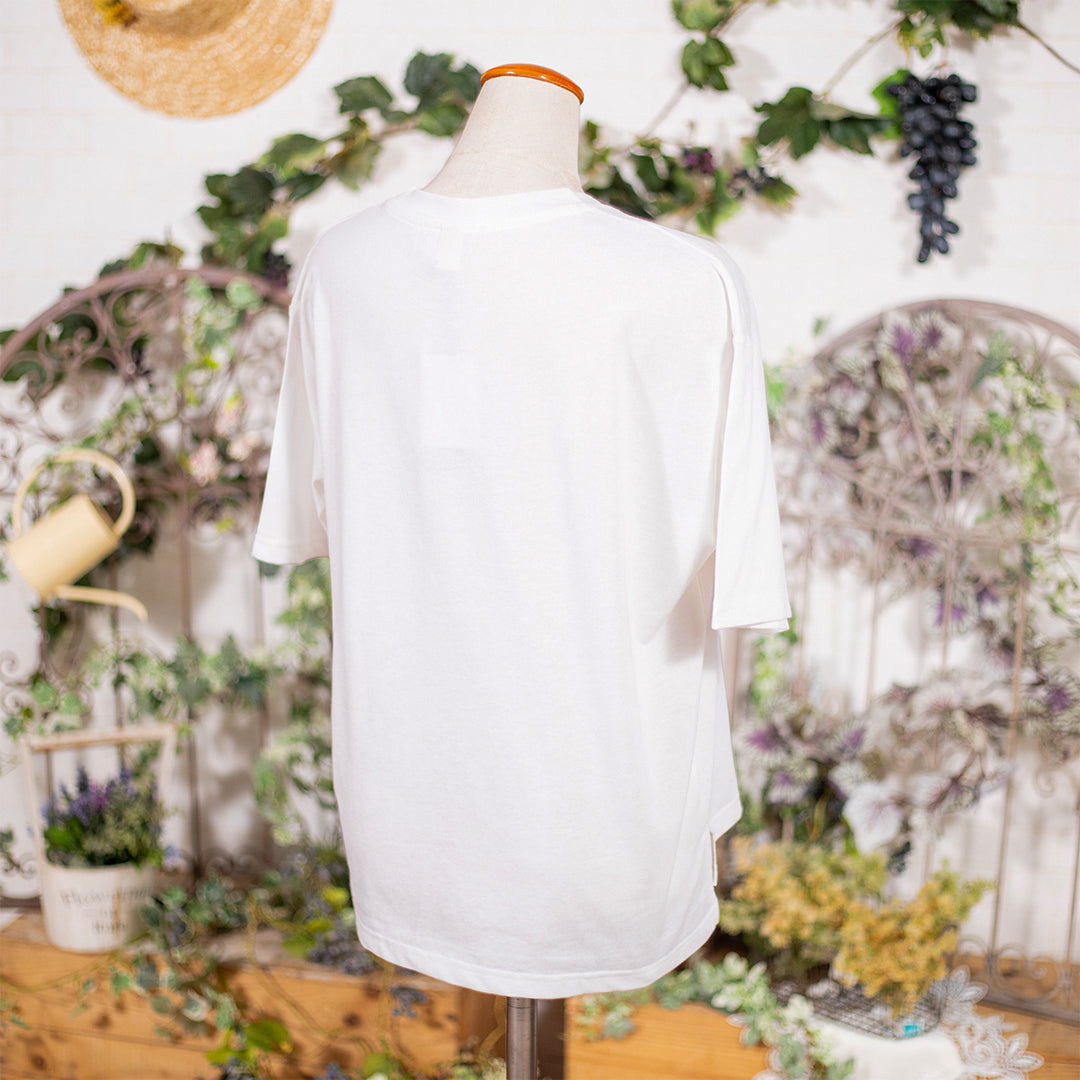 立体チェーン刺繍プルオーバー