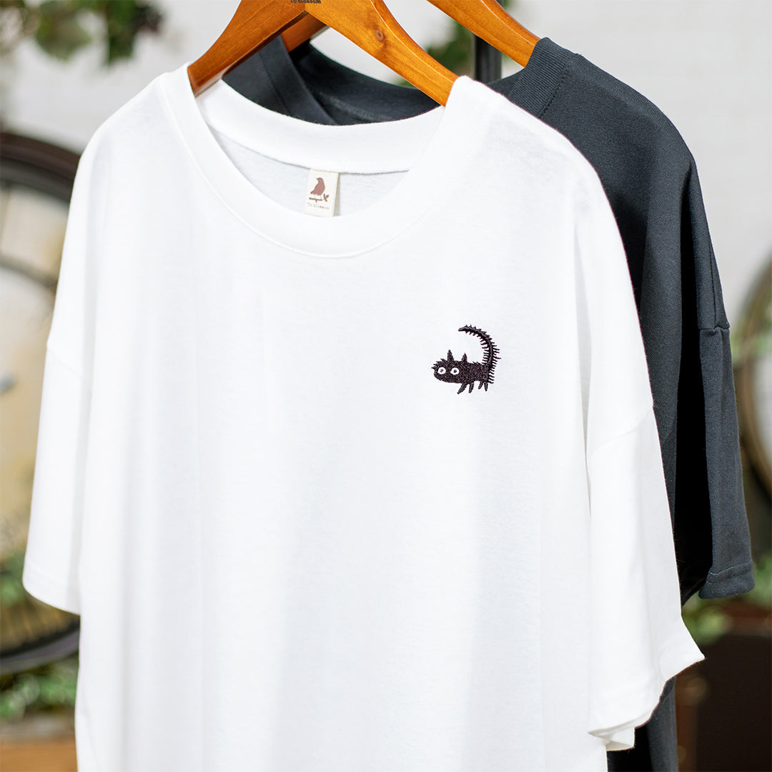 ドロストネコ刺繍プルオーバー