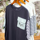 天日干しネコドロストTシャツ