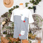 menndako発砲ﾌﾟﾘﾝﾄＴシャツ