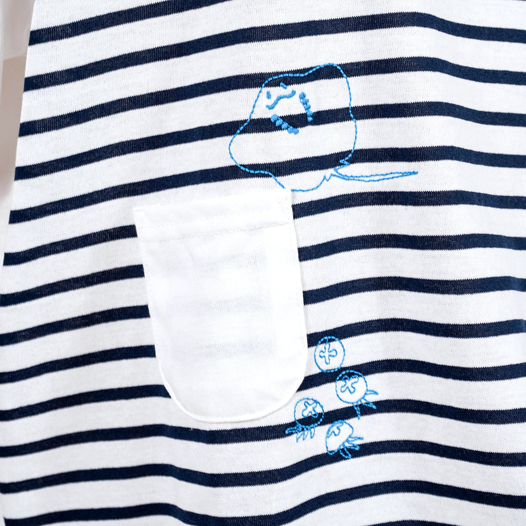 menndako発砲ﾌﾟﾘﾝﾄＴシャツ