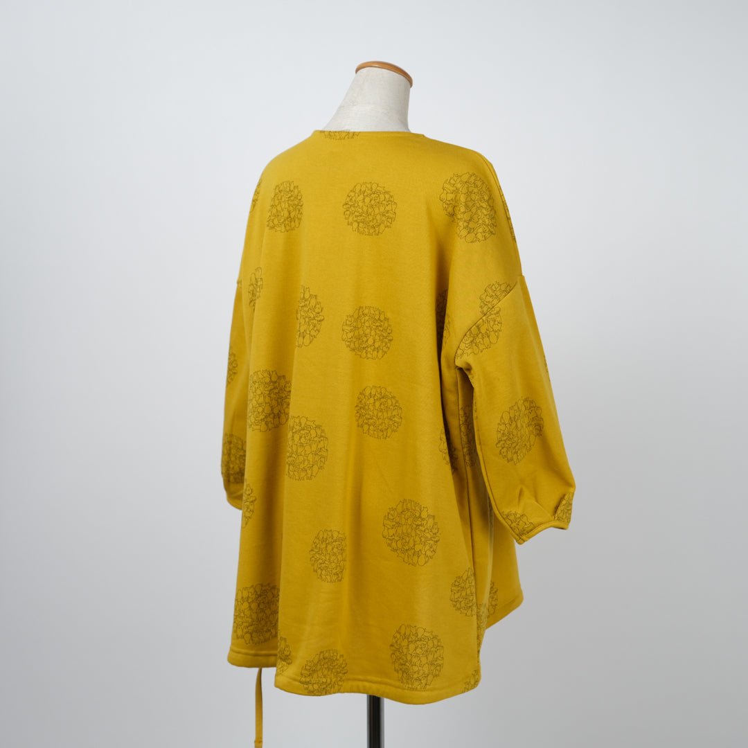 猫ドット８分ドロストチュニック - to blossom (8213578383492)