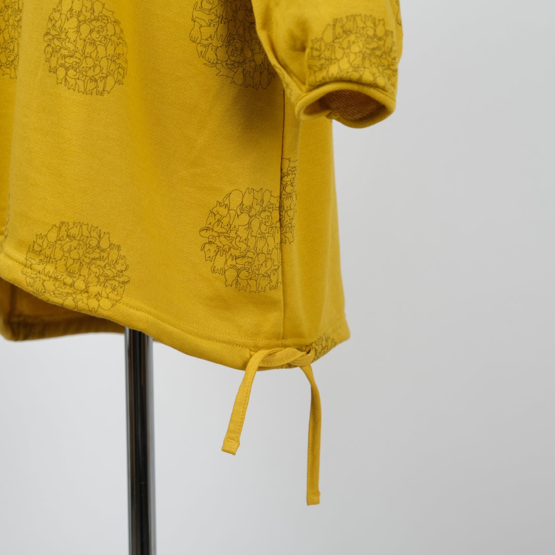 猫ドット８分ドロストチュニック - to blossom (8213578383492)