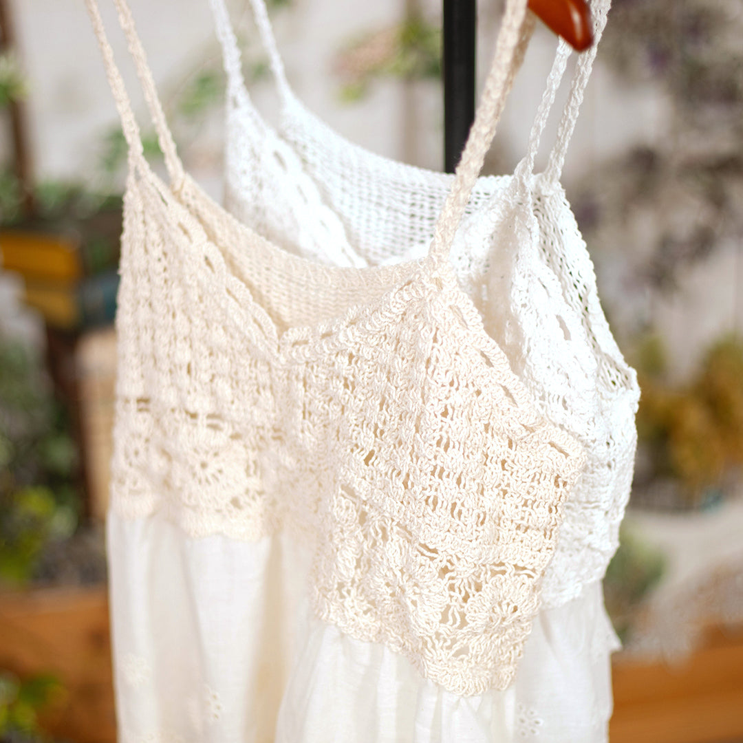 ベージュ ビスチェのみ アイレット刺繍ビスチェ – to blossom