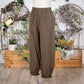 裾スカラップクロップドパンツ