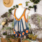 レトロflowerステンドクロシェベスト　