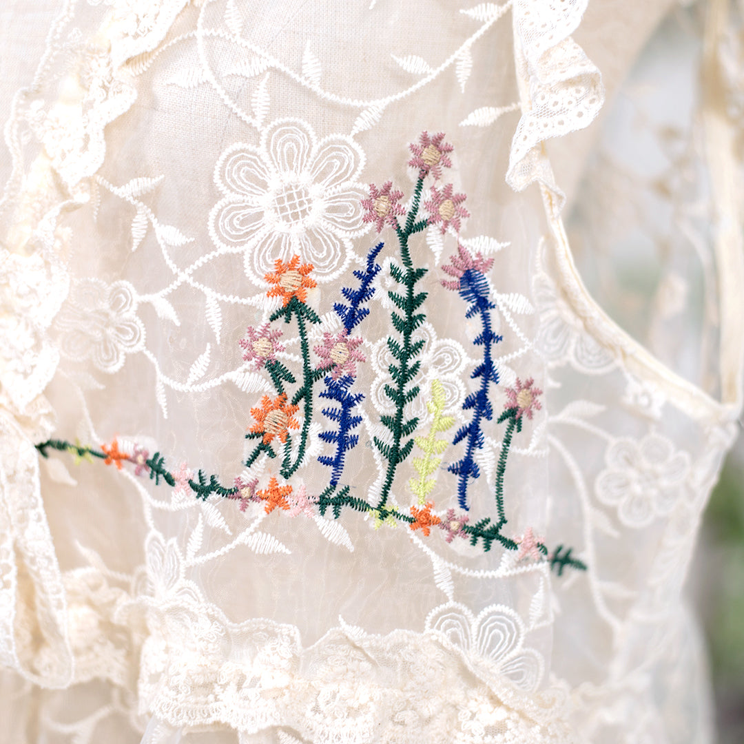 ボタニカル刺繍レースボレロ – to blossom