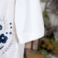 摘みたてブーケの刺繍ブラウス