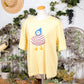 お散歩ﾀﾞｯｸの刺繍Tシャツ