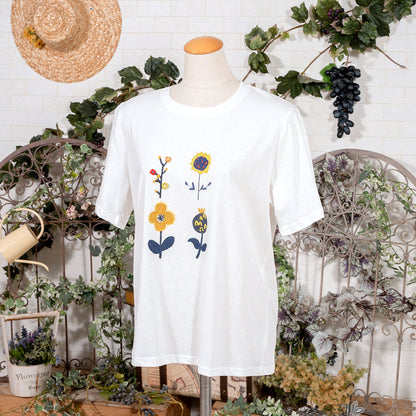 スケッチブックの庭園Tシャツ