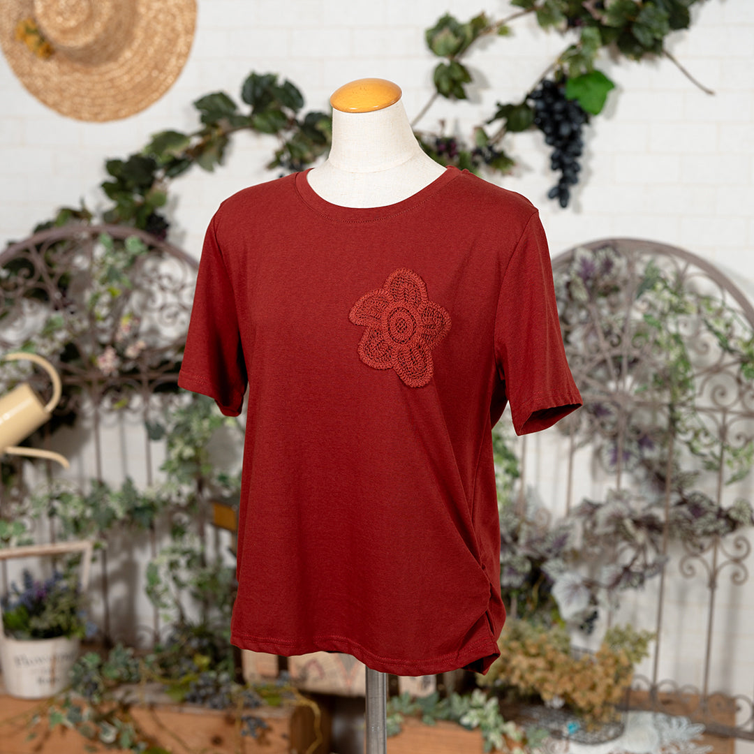 サイドギャザーＴシャツ