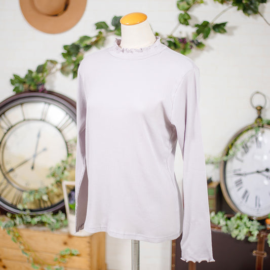 コットンシャーリングギャザー