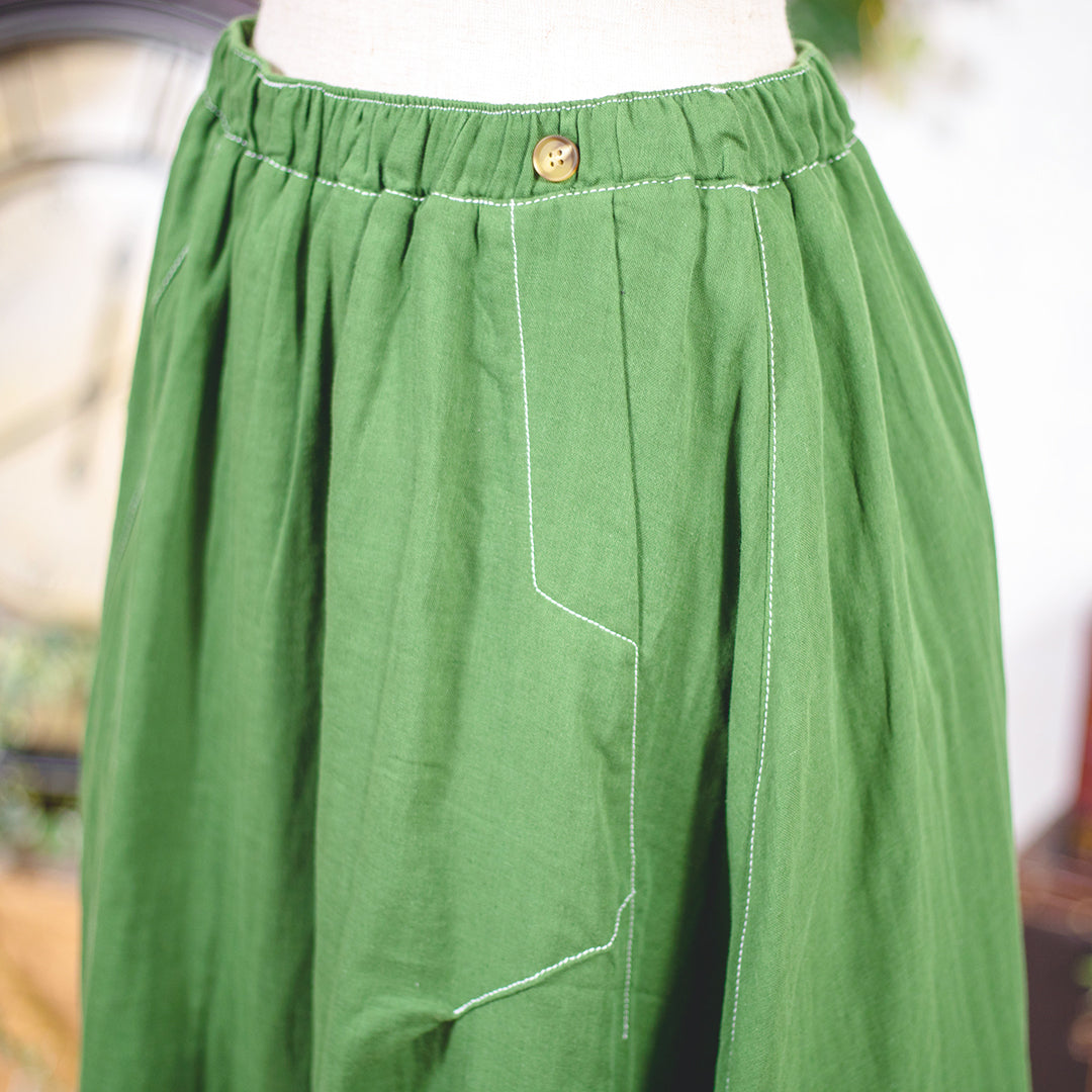 Wガーゼフレアスカート