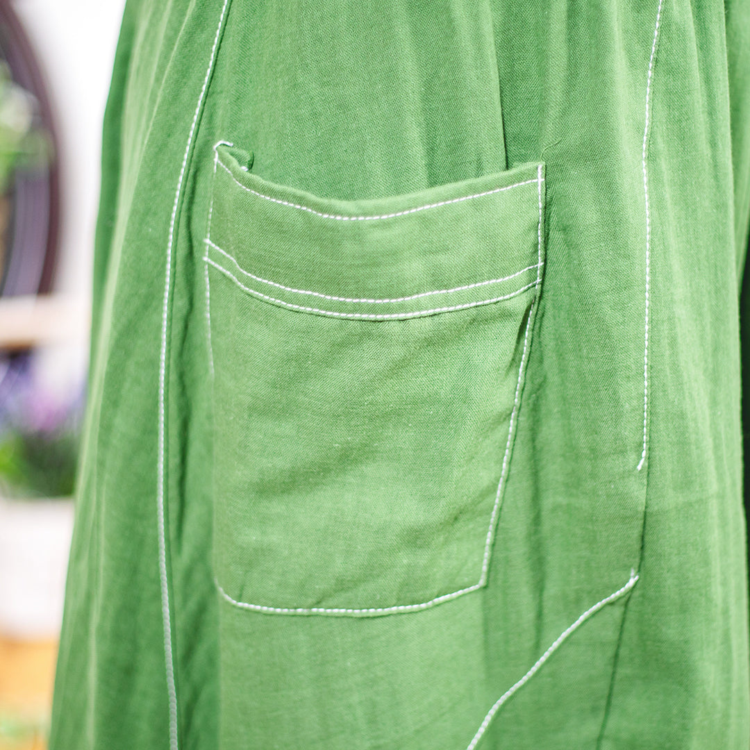 Wガーゼフレアスカート