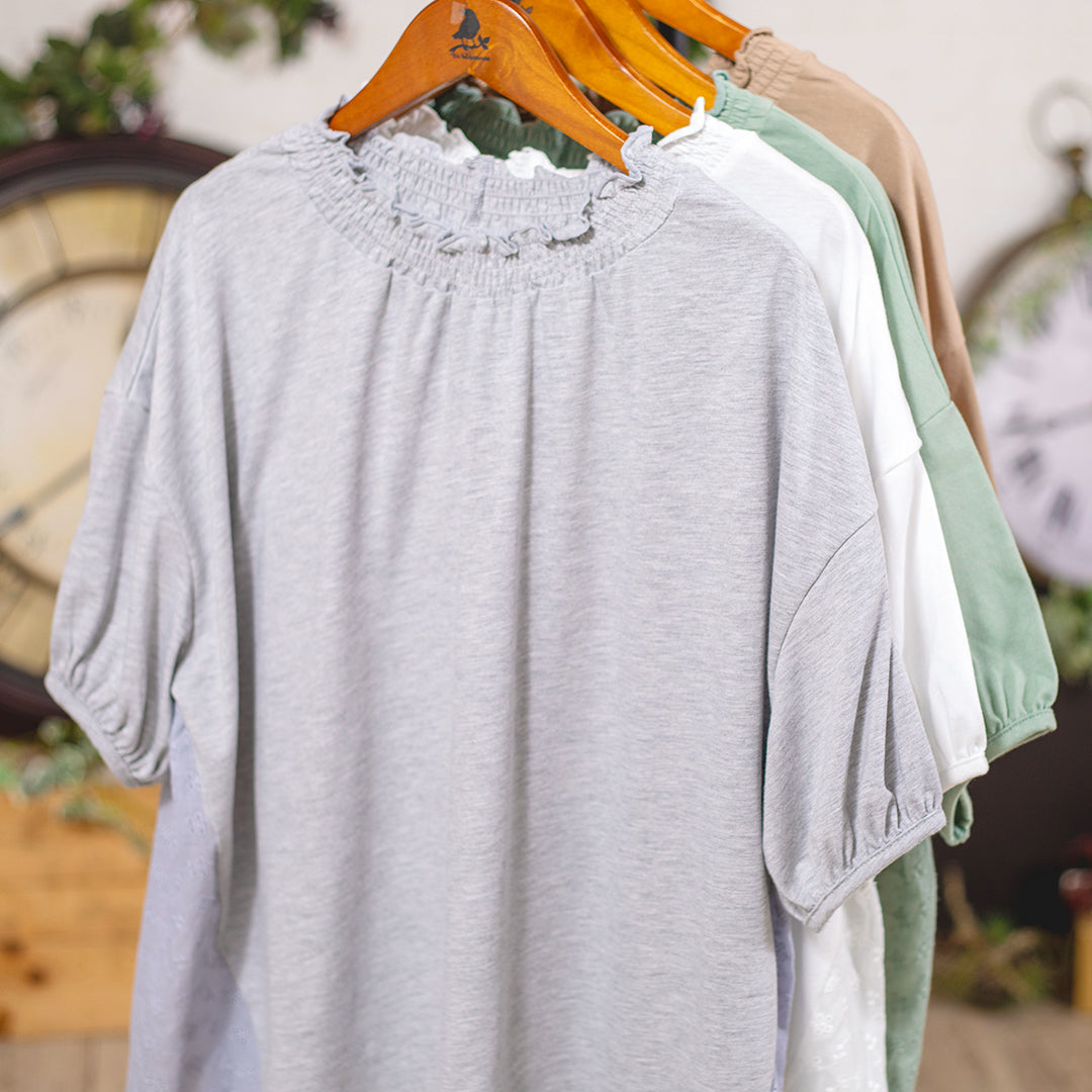 天竺レースＴシャツ