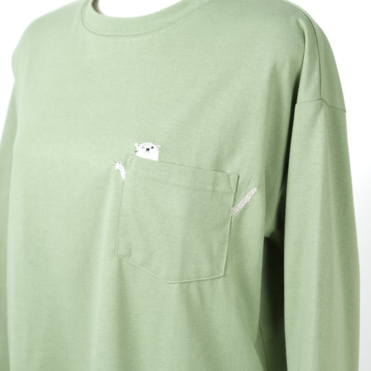 カワウソポケットTシャツ (8207643508868)