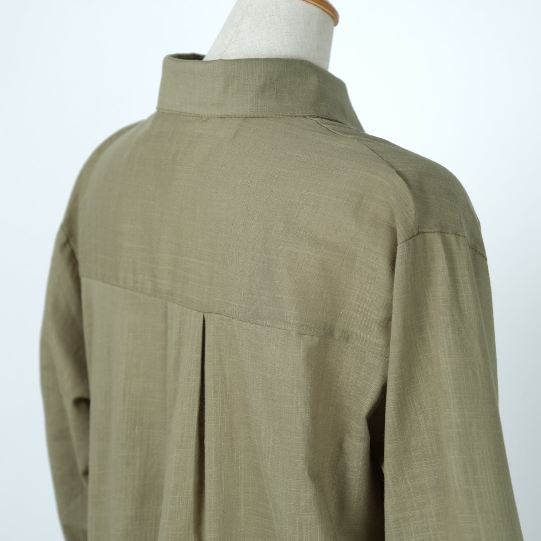 小鳥刺しゅうロングブラウス (8234265116804)