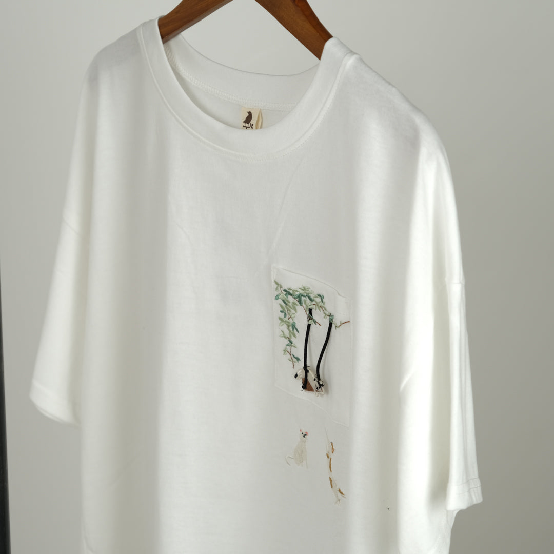 ブランコ猫裾ドロストプルオーバー (9995996954756)