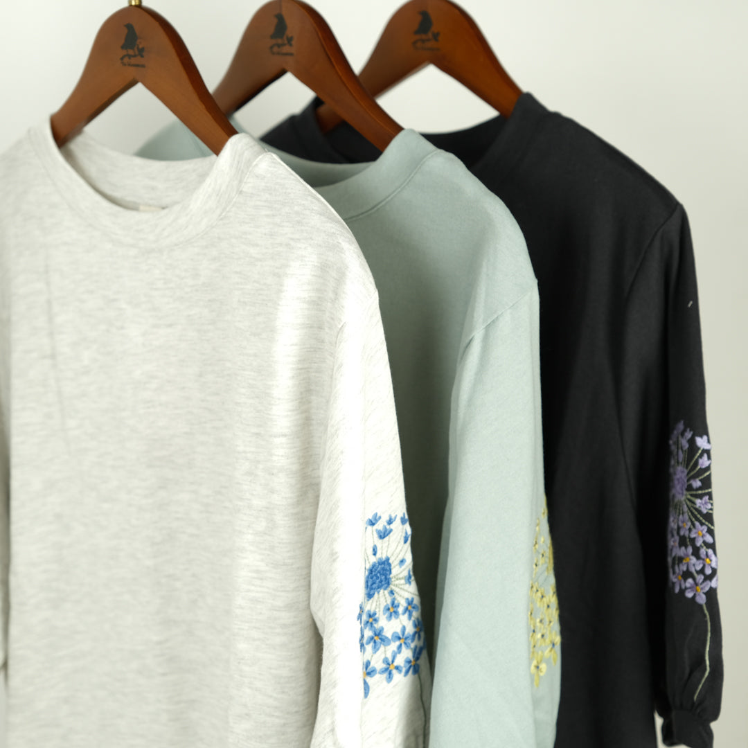 アガパンサス刺しゅうプルオーバー (9998357495940)