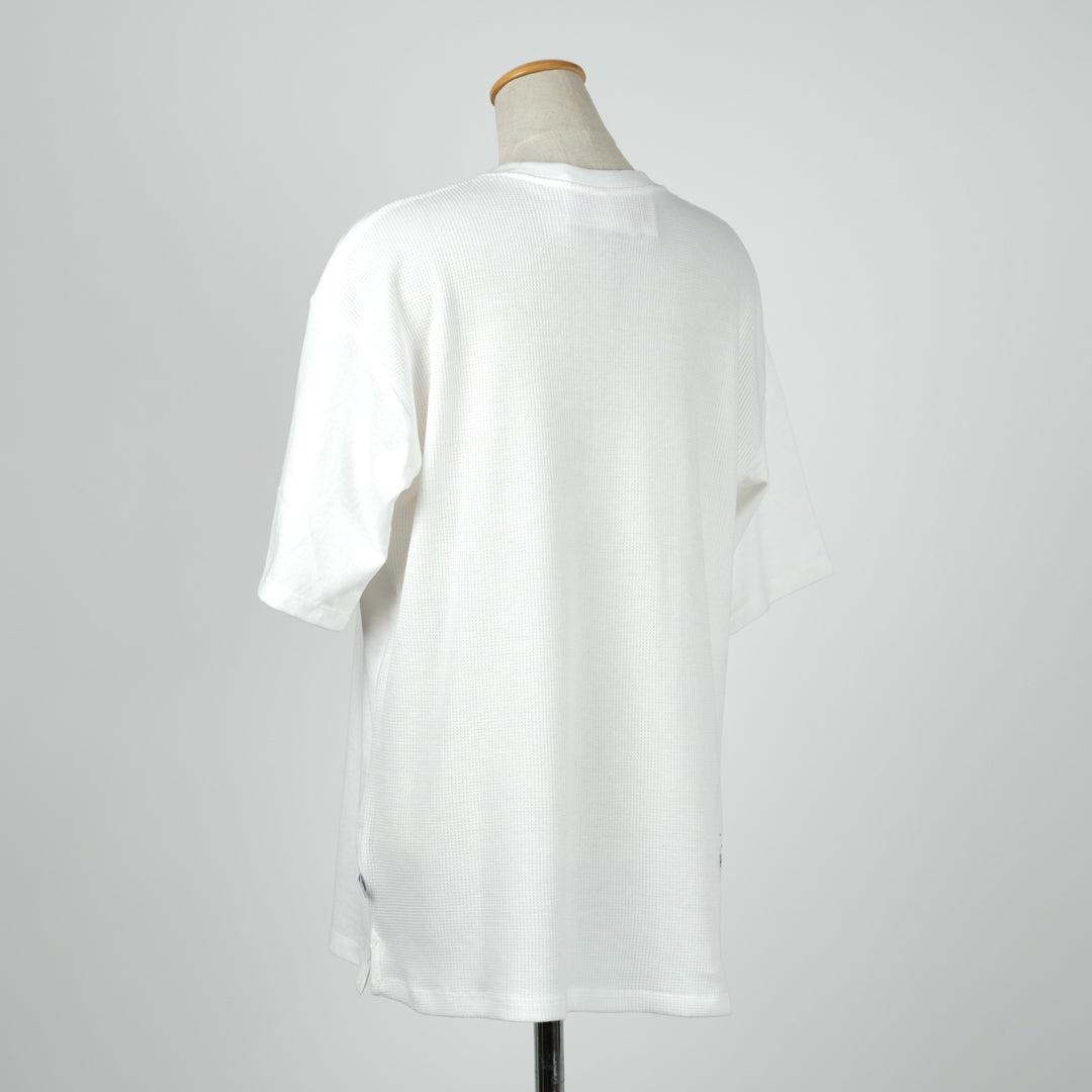 ワッフル切替めくれポケット猫Tシャツ (9998350549124)