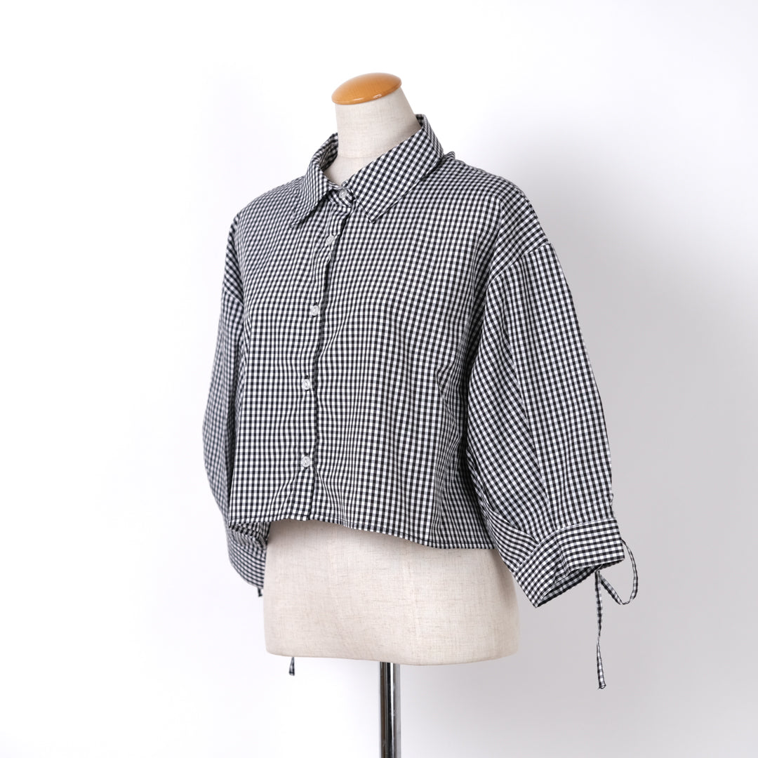 バックドロストレースブラウス (10000601251972)