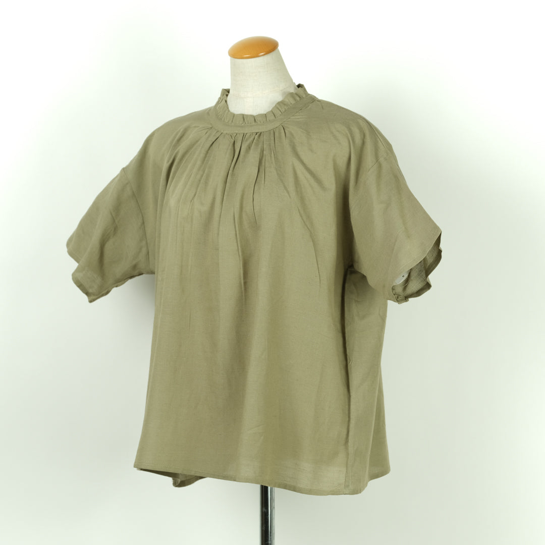 フリルカラーブラウス (10000586604676)