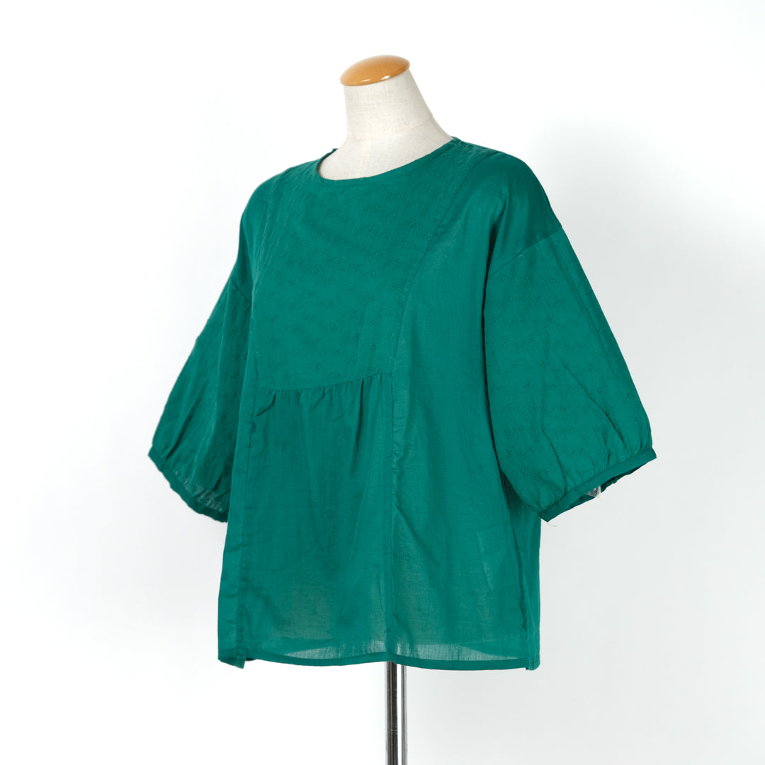 刺しゅう入り切替ブラウス (10000588570756)