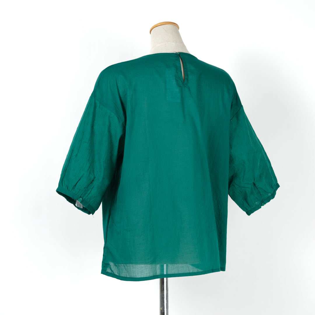 刺しゅう入り切替ブラウス (10000588570756)