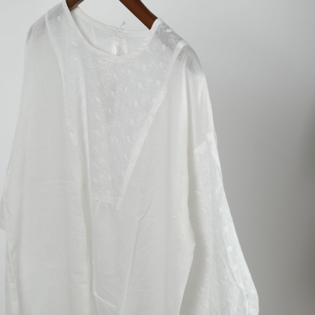 刺しゅう入り切替ブラウス (10000588570756)