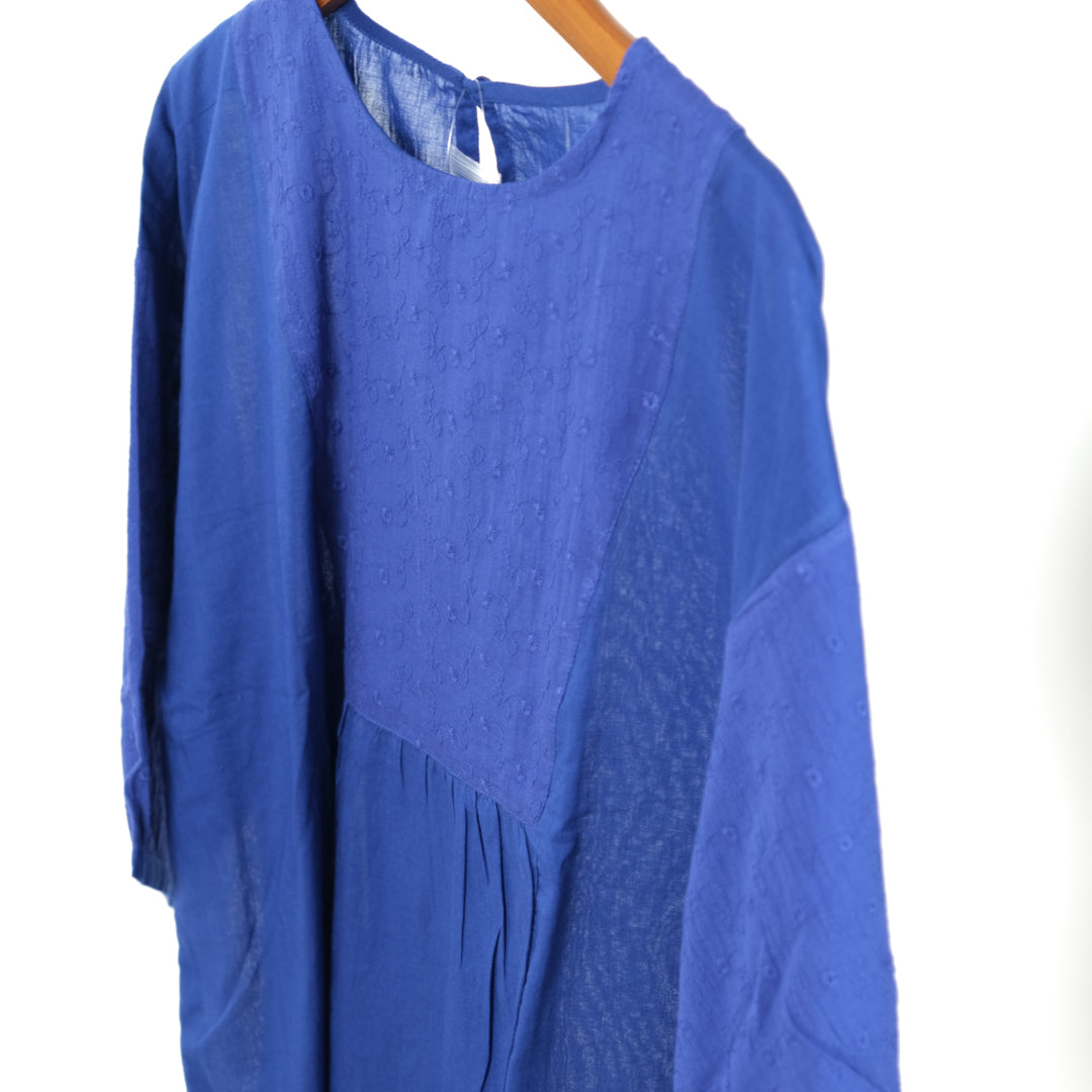 刺しゅう入り切替ブラウス (10000588570756)