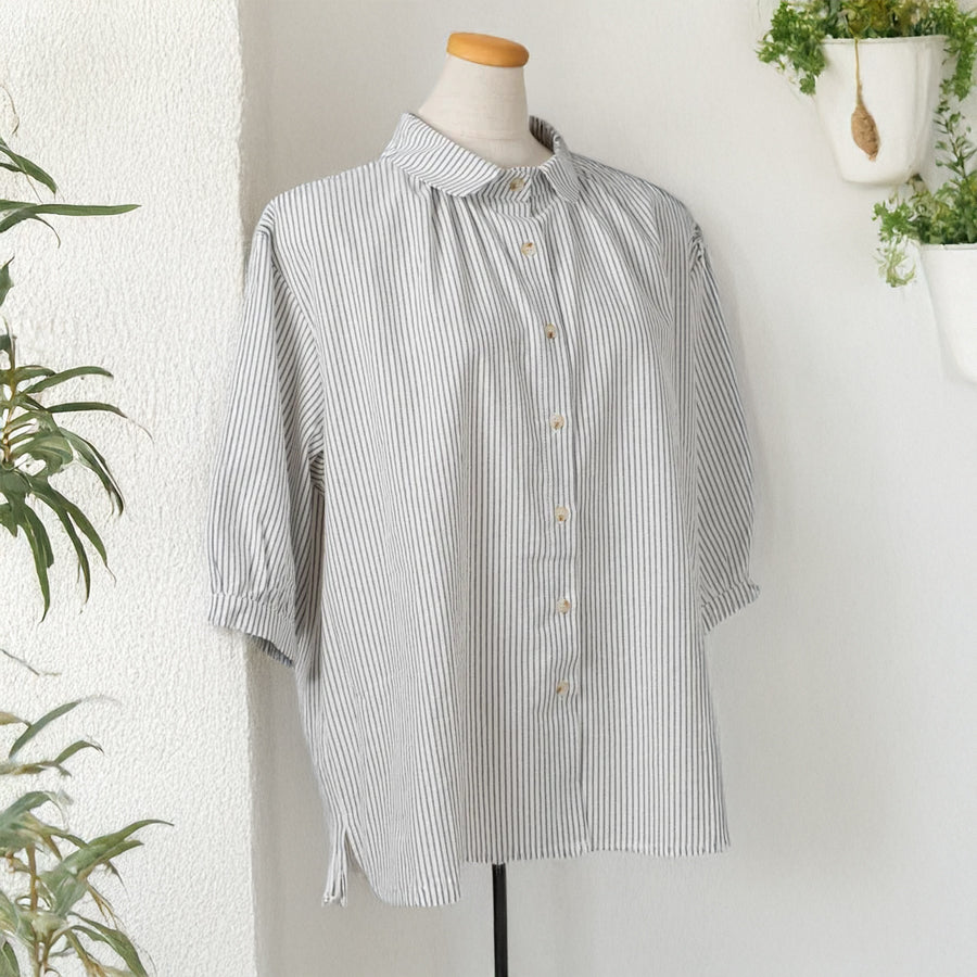 ピンストライプブラウス (10000596238468)