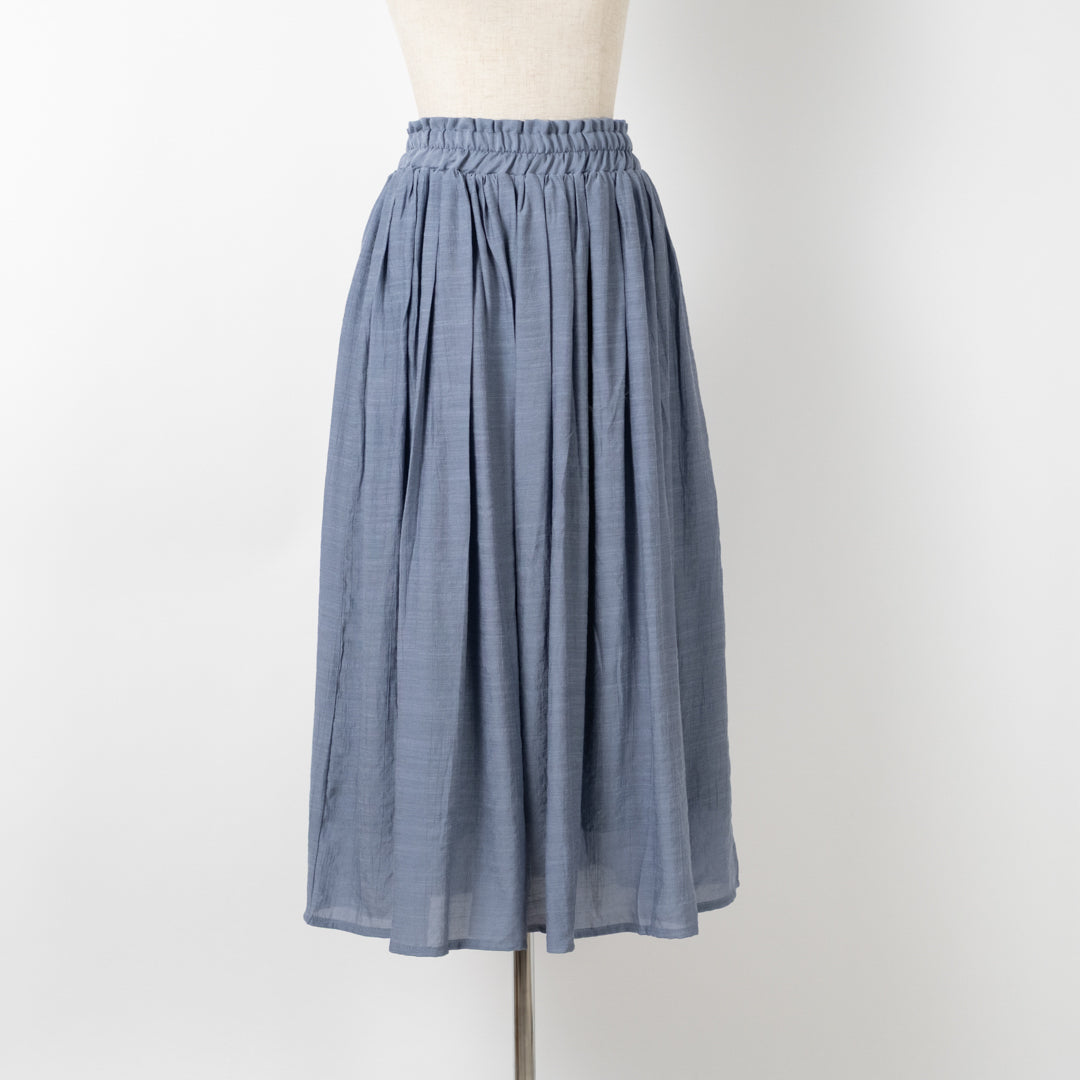 スラブウエストフリルスカート (10010495811716)