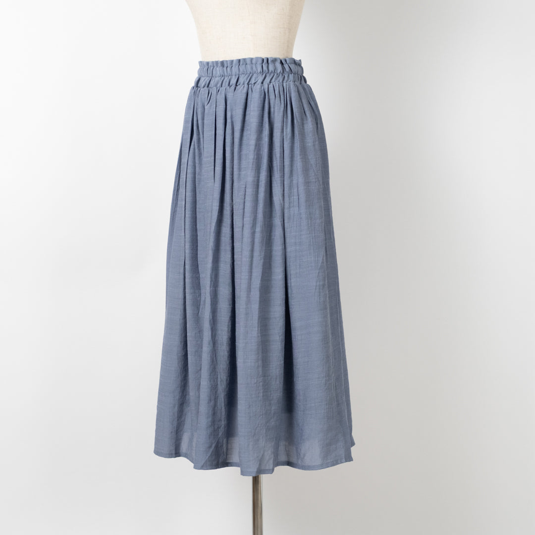 スラブウエストフリルスカート (10010495811716)