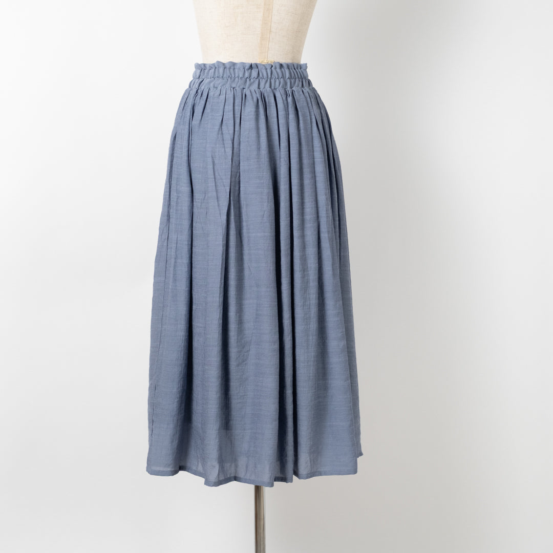 スラブウエストフリルスカート (10010495811716)