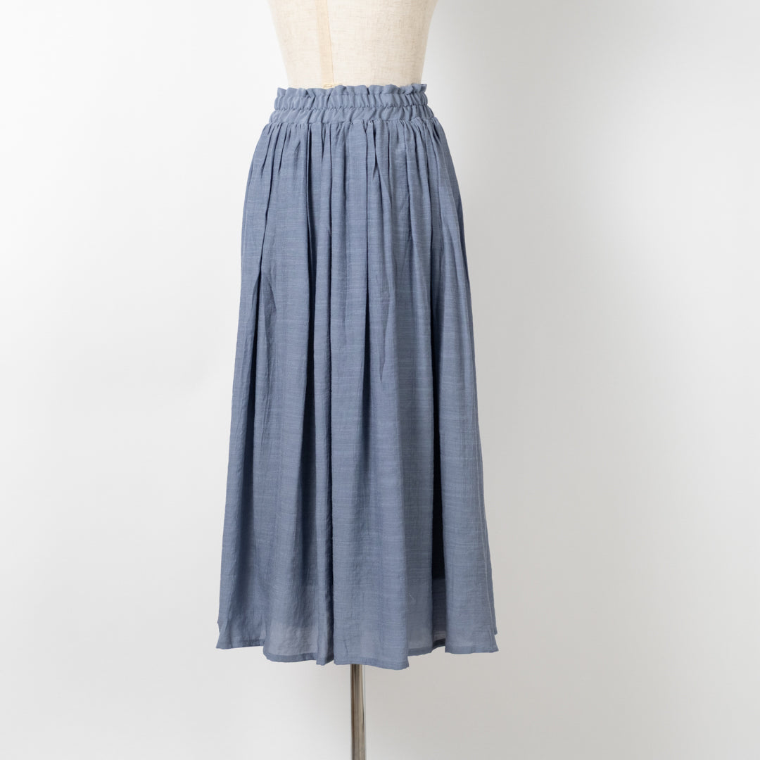 スラブウエストフリルスカート (10010495811716)