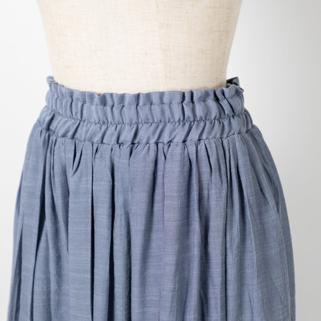 スラブウエストフリルスカート (10010495811716)