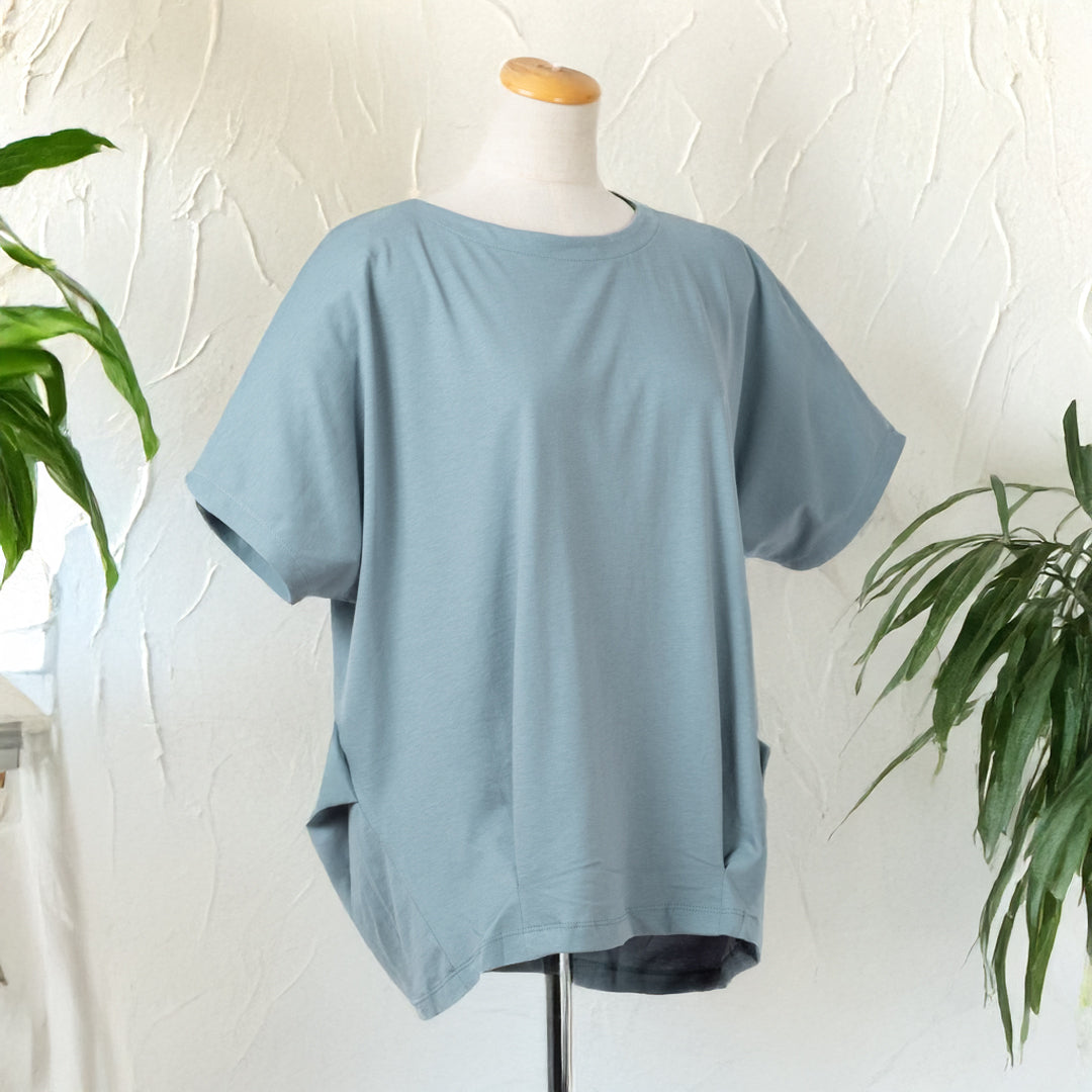 接触冷感USAコットンTシャツ (10010514620548)