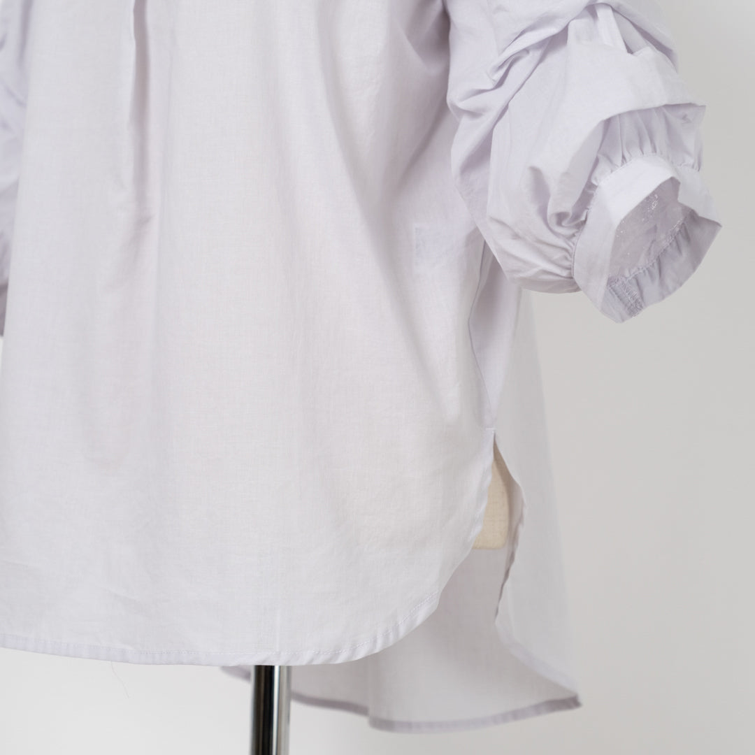 袖タックスキッパーブラウス (10015721062532)