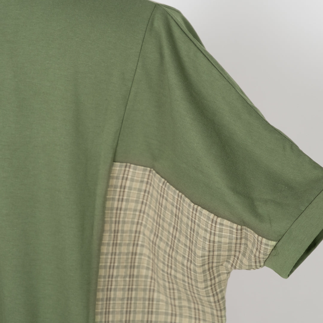 脇チェックドルマンプルオーバー (10020841029764)