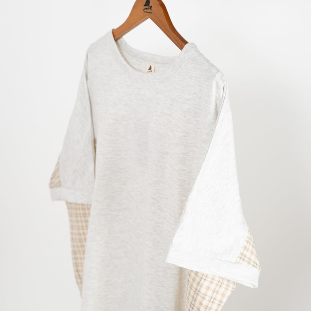 脇チェックドルマンプルオーバー (10020841029764)