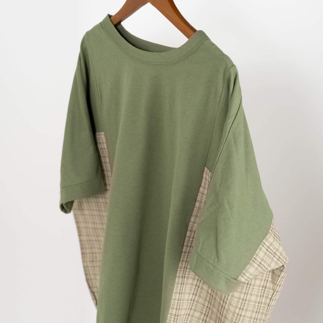 脇チェックドルマンプルオーバー (10020841029764)