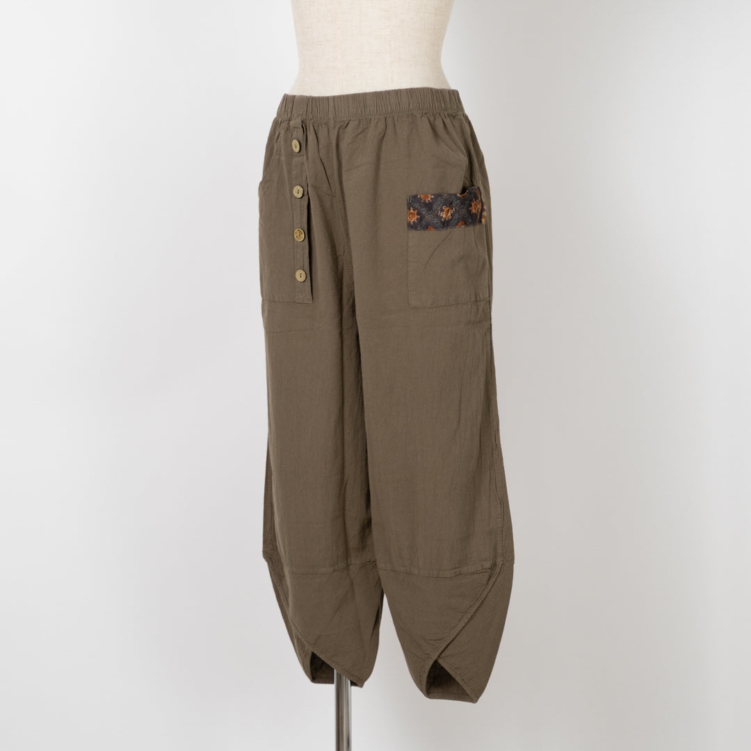 アシメントリーエステックバルーンパンツ (10020867637380)