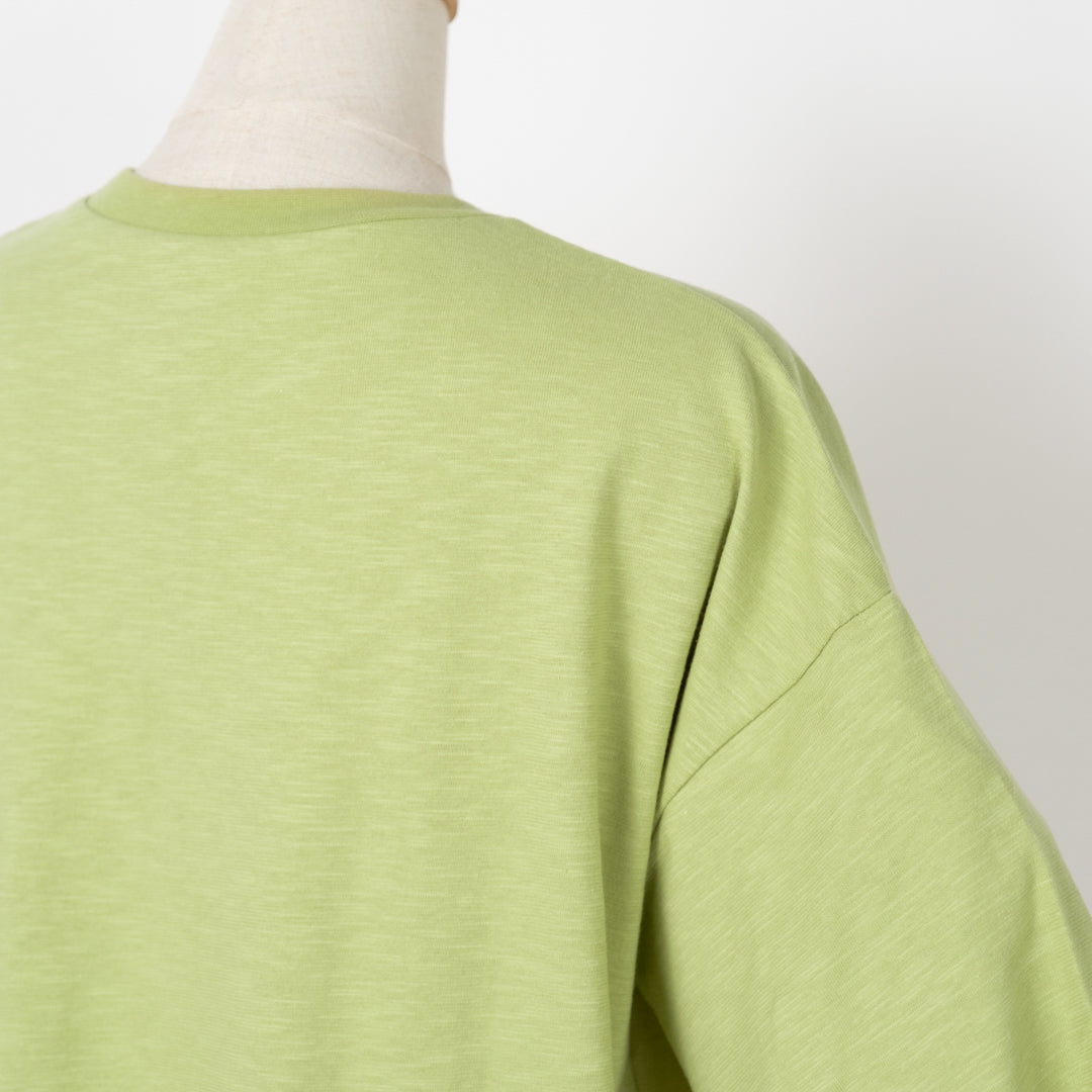 ブーケ線画刺しゅうチュニックTシャツ (10024809234564)
