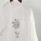 ブーケ線画刺しゅうチュニックTシャツ (10024809234564)