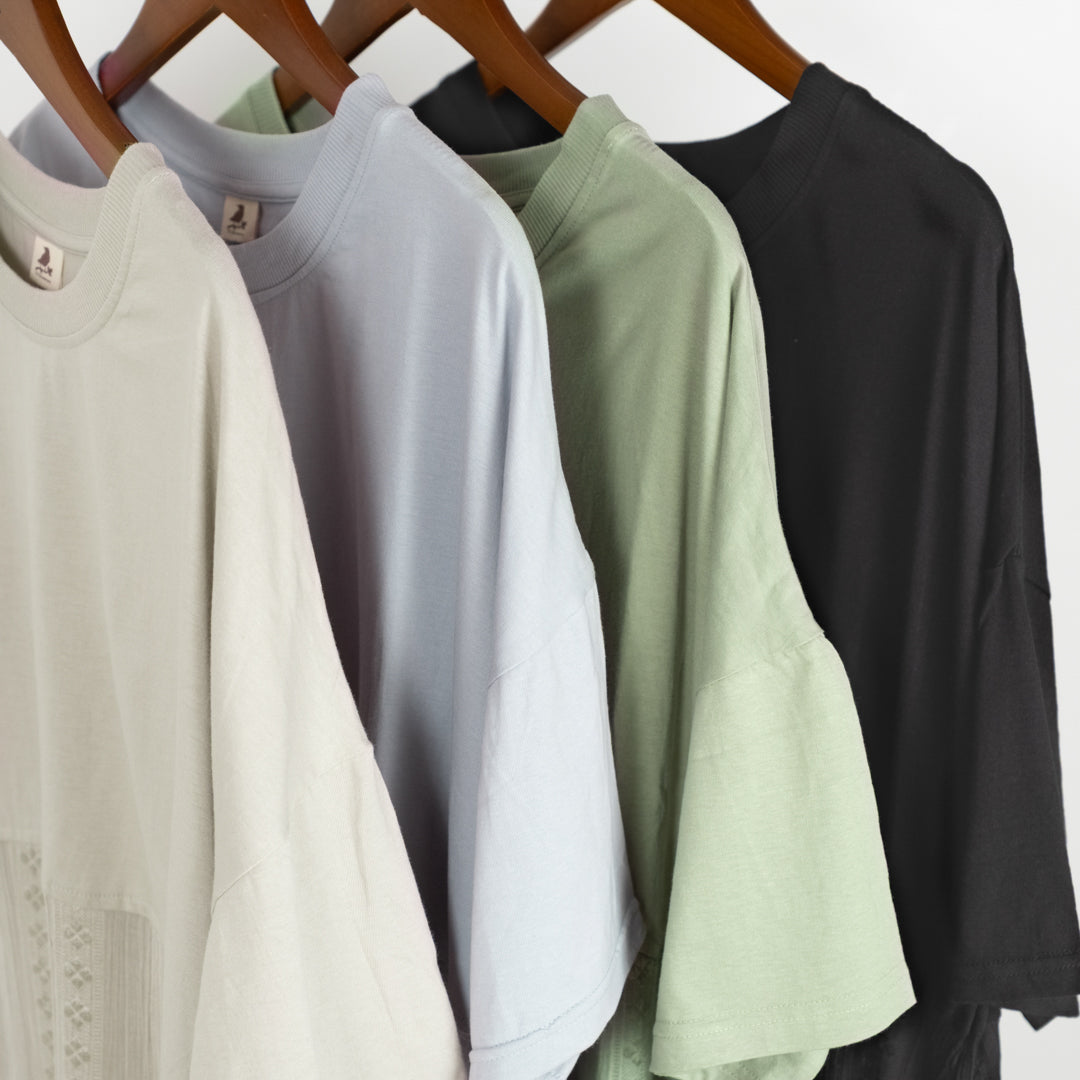 レーヨンジャガードTシャツ (10027328274564)