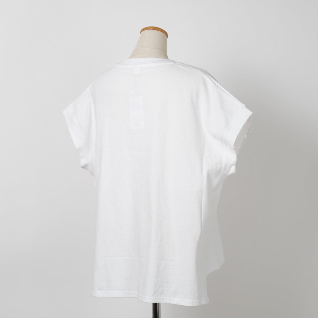 本とお花Tシャツ (10027373920388)