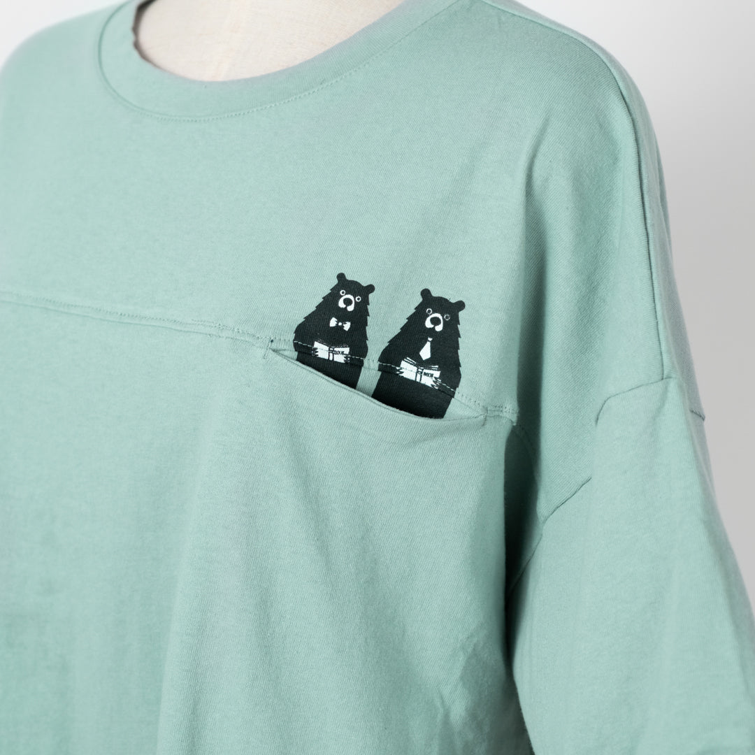 くまさん親子のTシャツ (10027363139716)